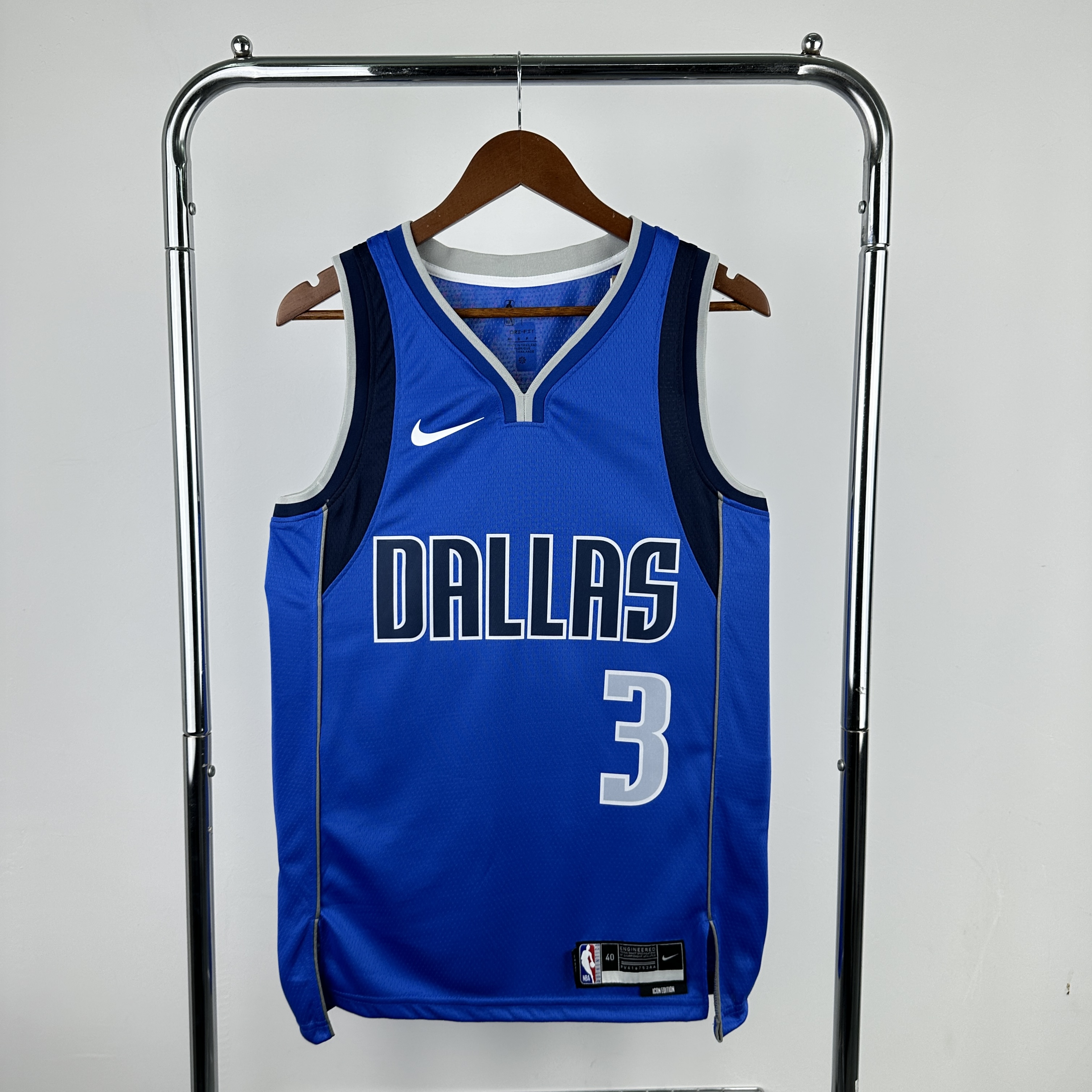Men Dallas Mavericks 3 Davis Blue Season Nike 2025 NBA Jersey